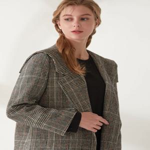 [엔오티] Sailor suit Lafell Check Jacket