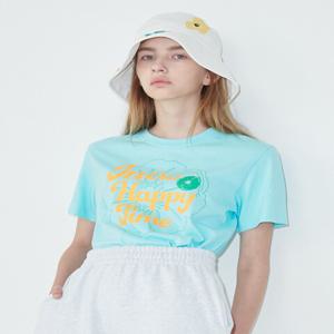 [미미카위] OUR HAPPY TIME 티셔츠/스카이 블루