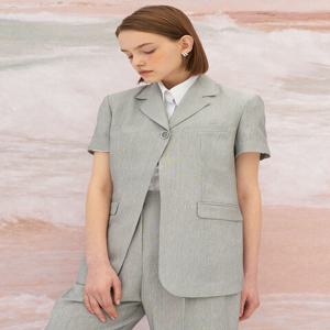 [엣드맹] 5S Bio Linen-blend Check Jacket