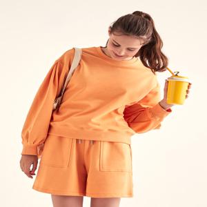 [코랄리크] 그린마인드 스웻셔츠 오렌지