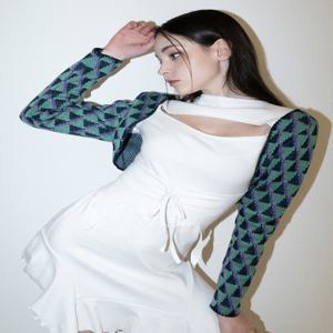 [비에이블투] Squid Knit Bolero (GREEN)