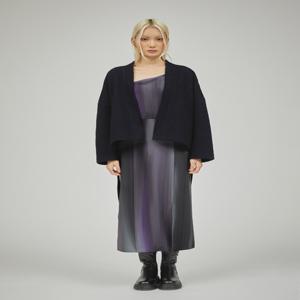 [메큘러] Herringbone open cardigan