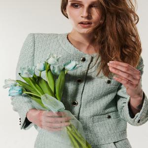[주수루] MINT TWEED JACKET