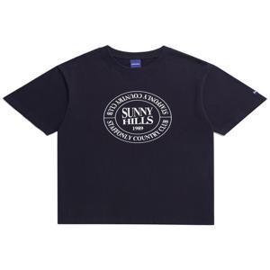 [스텝온리] SUNNY HILLS LOGO TEE (NAVY)