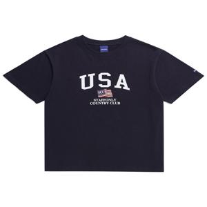 [스텝온리] USA TEE (NAVY)