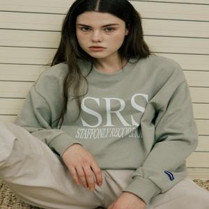 [스텝온리] SRS LOGO SWEATSHIRTS (OLIVE)