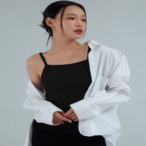 [어커버] 베이직 소프트 골지 슬리브리스 8color