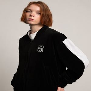 [로씨로씨] Classic Symbol Velour Track Jacket [BLACK]