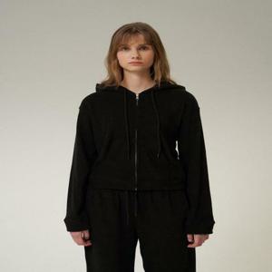 [무아르무스] Plamas Hood Zip-Up [Black]