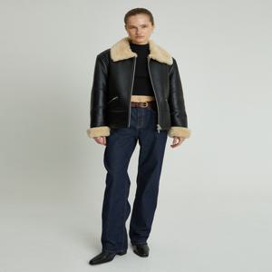[앤드로스] Shearing Zipper Mustang Jacket (Black)