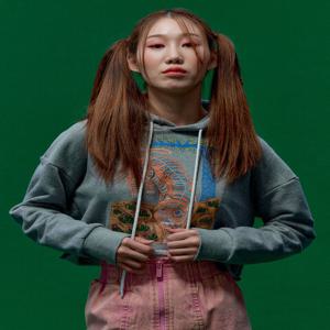 [아끌] [ARCLE X 하정우] 호랑이 크롭 후드 티셔츠_멜란지
