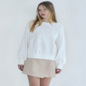 [루에브르] Boat-neck Volume Sweatshirt SW3SE128-01