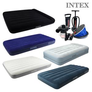 INTEX 인텍스 정품 듀라빔 에어매트 전동펌프내장형 자충매트 전동펌프 차박 캠핑용품 모음