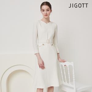 지고트 메탈 플랩 장식 머메이드 원피스 JM2A0OP78
