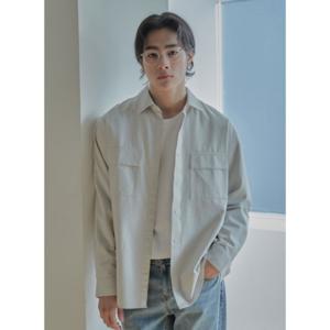 [프로젝트엠]남성 코튼레이온 오버핏 셔츠 EPC1WC1003