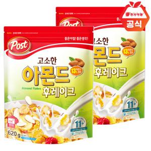 고소한아몬드후레이크620g x2개