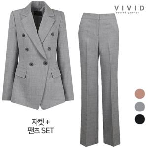 VIVID SET 여성 에브리 봄가을 정장자켓+팬츠 세트