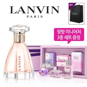 [랑방] 모던 프린세스 EDP 60ml + 미니어처 3종세트 + 쇼핑백