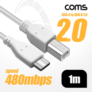 USB 3.1 Type C to Type B 2.0 케이블 1m C타입 to B타입 480mbps 205