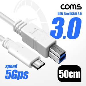 USB 3.1 Type C to Type B 3.0 케이블 50cm C타입 to B타입 5Gbps 815