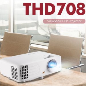 뷰소닉 THD708 3800안시 FULL HD 가정용 회의용 강의용 빔프로젝터