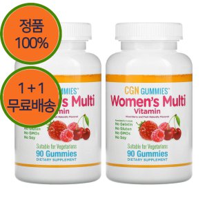1+1 CGN 씹어먹는 여성 멀티 종합 비타민 90정 2개