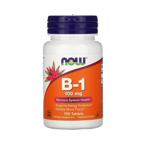 나우푸드 비타민 B 비 비1 B1 티아민 100mg 100정