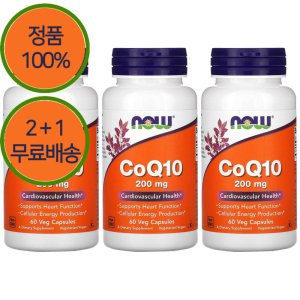 2+1 나우푸드 코큐텐 CoQ10 코엔자임 200mg 60캡슐