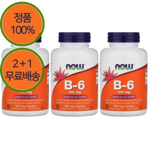 2+1 나우푸드 녹여 먹는 비타민 B12 100mg 250캡슐