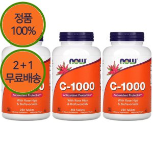 2+1 나우푸드 플라보노이드 비타민C 1000mg 250정