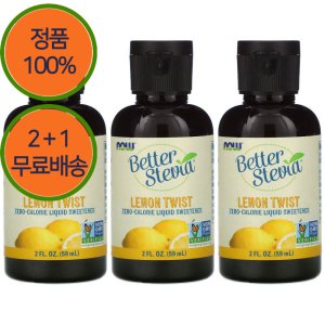 2+1 나우푸드 스테비아 레몬 트위스트 맛 액상 59ml