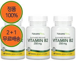 2+1 네이처스플러스 비타민 B2 리보플라빈 300mg 90정