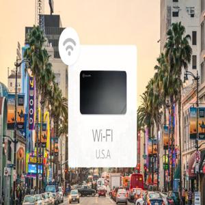 미국 4G LTE 무제한 데이터 포켓 WiFi (로스앤젤레스 및 샌프란시스코 공항 수령)