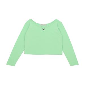[델리센트] U넥 슬림 티셔츠 [YELLOW GREEN]
