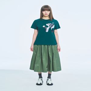 [퍼블리카엑스] 이나 피스 티셔츠 , TEAL GREEN (slim-fit)