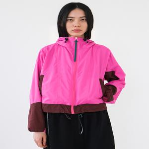 [핸즈아이즈하트] 컬러블락 윈드브레이커_핑크