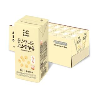 올스탠다드 고소한두유, 200ml, 24팩, 1개