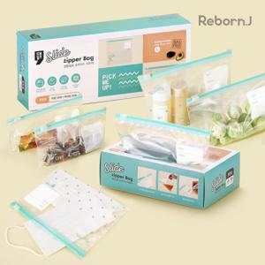 [20%+중복10%]여름맞이 완벽밀폐! 슬라이드 지퍼백 4종 혼합형 (소/중/대/특대) 수세미,행주 쟁임찬스!