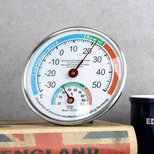 고급 정밀 온도계 습도계(13cm) 아날로그 온습도계