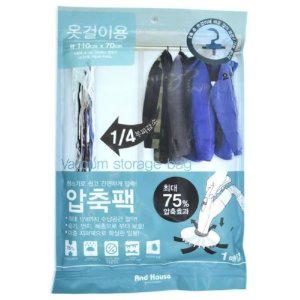 (SM)청소기로 흡입하는 옷걸이용 압축팩 1P