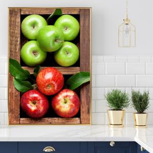 행운을 부르는 사과그림액자 주방 거실 풍수 인테리어 캔버스 개업선물 집들이선물