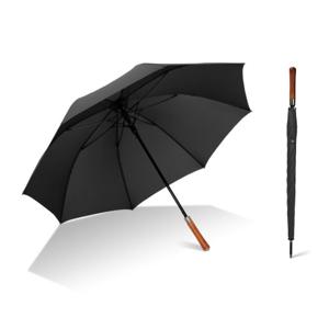 품격 우드 대형 자동 장우산 튼튼한 정장 우산