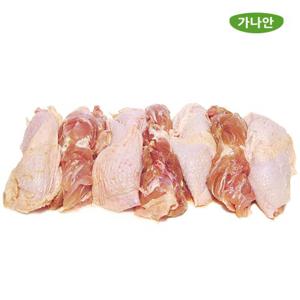 가나안 / 브라질 닭다리살 2kg 냉동 닭정육 뼈없는 순살 닭다리 윙 봉 날개 북채