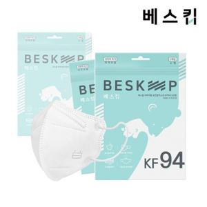  Hit  갤러리아  베스킵 올국산 KF94 소형 새부리형마스크 100매 화이트 (아동 어린이용)