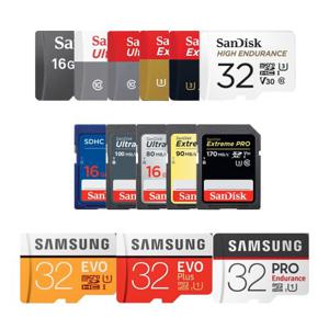 샌디스크 삼성 SD카드 마이크로SD카드 16 32 64 128 256 512GB 모음전
