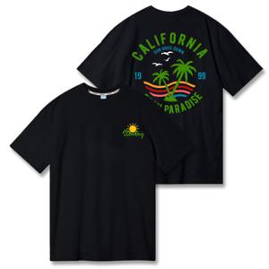 그랜피니 남녀공용 썸머 캘리포니아 반팔 티셔츠 GFBT212