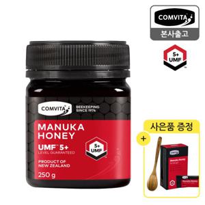 콤비타 UMF 5+ 마누카꿀 250g + 꿀스틱7개 + 나무스푼