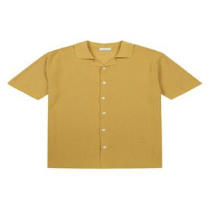 [페라로밀라노] 남성 에센셜 카라 반팔 카디건 옐로우 (A0CA20563)