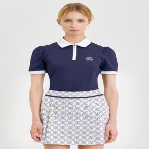 Classy Zip-up Shirts_Navy