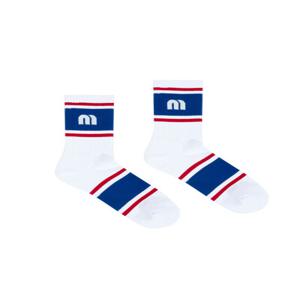 Stripe Middle Socks_White (Men)